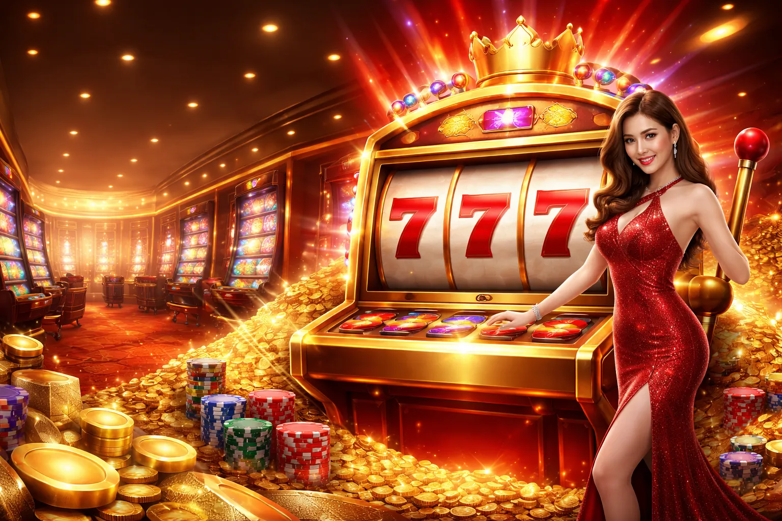 Giao diện máy đánh bạc sống động tại 188bey cổng game
